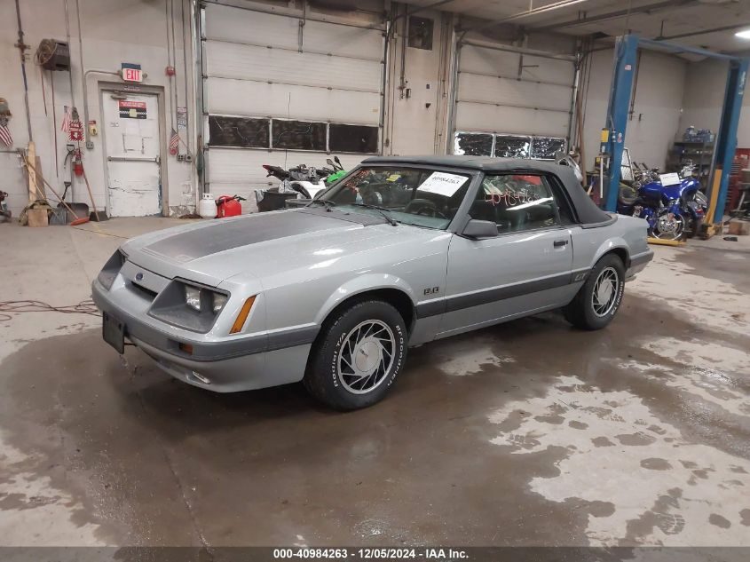 1985 Ford Mustang Lx/Gt VIN: 1FABP27M3FF214095 Lot: 40984263