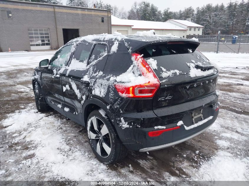 2020 Volvo Xc40 T5 Momentum VIN: YV4162UK4L2242614 Lot: 40984504