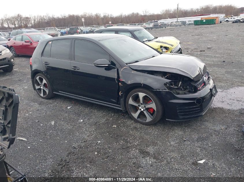 2015 Volkswagen Golf Gti 2.0T Autobahn 4-Door VIN: 3VW4T7AU5FM045697 Lot: 40984881