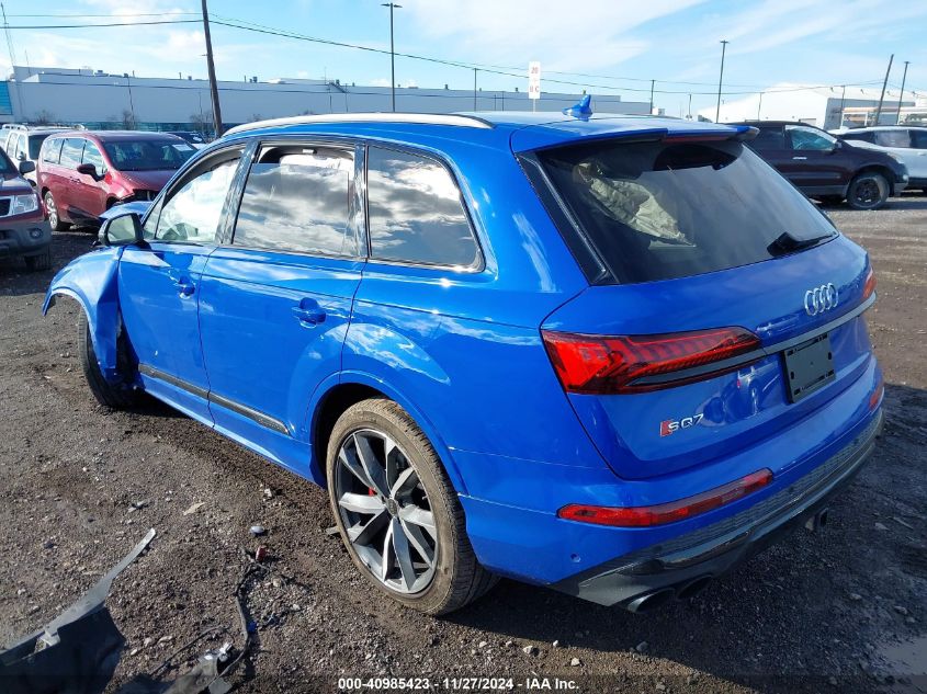 2024 Audi Sq7 Prestige Tfsi Quattro Tiptronic VIN: WA1VWBF73RD006606 Lot: 40985423