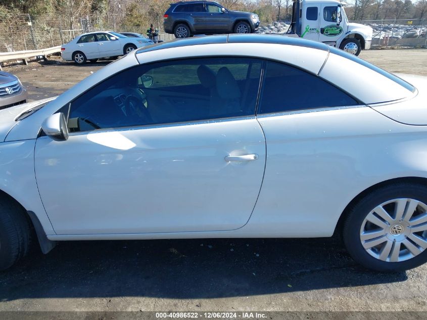 2010 Volkswagen Eos Komfort VIN: WVWAA7AH7AV023990 Lot: 40986522