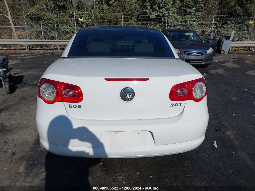 2010 Volkswagen Eos Komfort VIN: WVWAA7AH7AV023990 Lot: 40986522