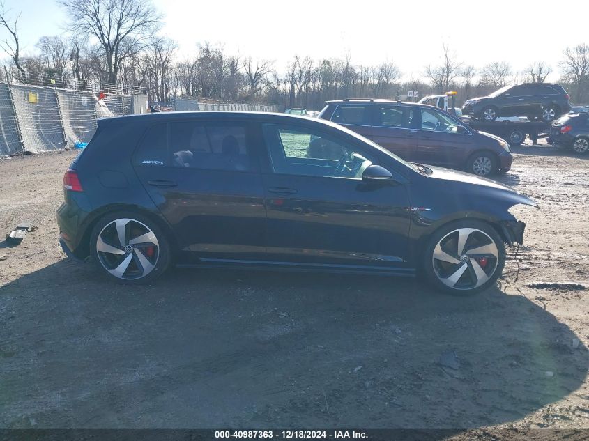 2019 Volkswagen Golf Gti 2.0T Autobahn/2.0T Rabbit Edition/2.0T S/2.0T Se VIN: 3VW6T7AU9KM004055 Lot: 40987363