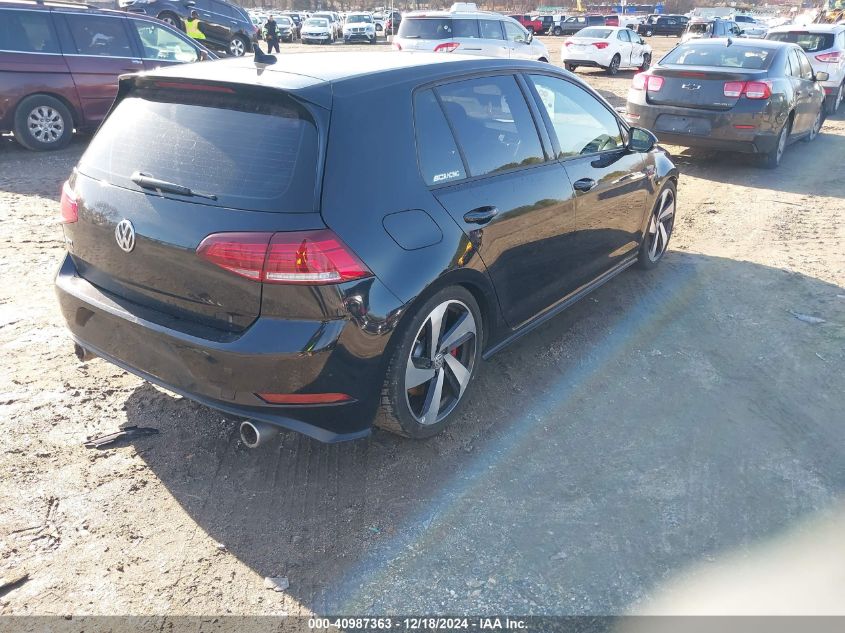 2019 Volkswagen Golf Gti 2.0T Autobahn/2.0T Rabbit Edition/2.0T S/2.0T Se VIN: 3VW6T7AU9KM004055 Lot: 40987363