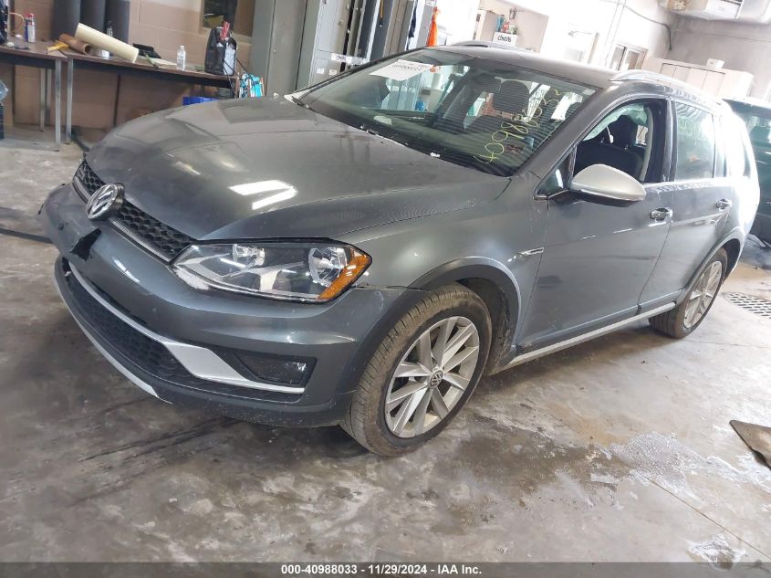 2017 Volkswagen Golf Alltrack Tsi S/Tsi Se/Tsi Sel VIN: 3VWH17AU4HM531881 Lot: 40988033