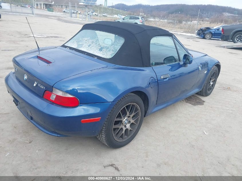 2001 BMW Z3 2.5I VIN: WBACN33421LM00105 Lot: 40988627