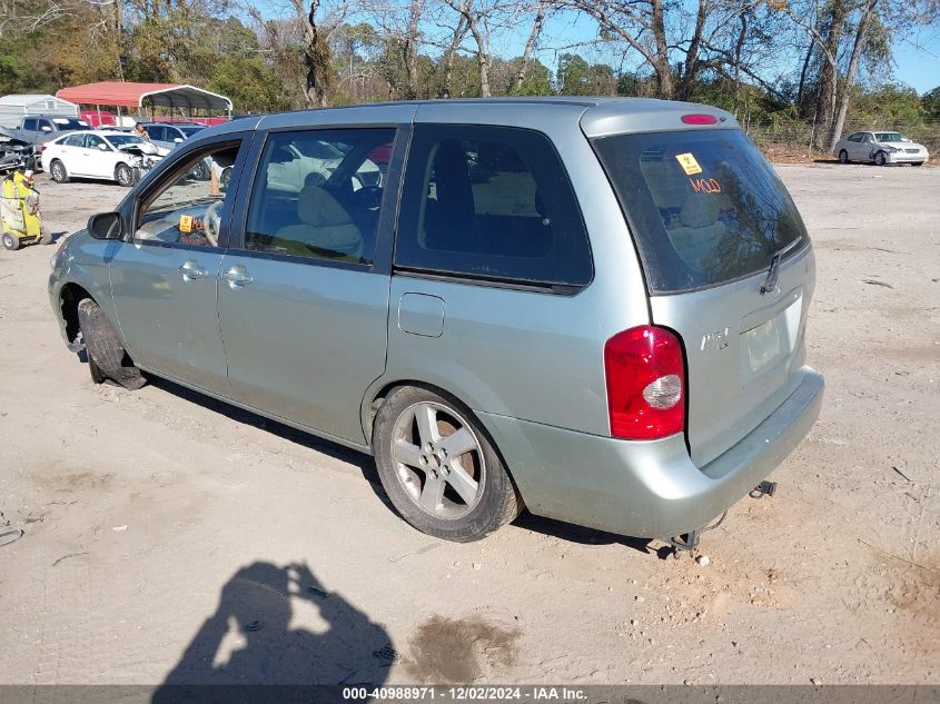 2003 Mazda Mpv Es/Lx/Lx-Sv VIN: JM3LW28A530371901 Lot: 40988971