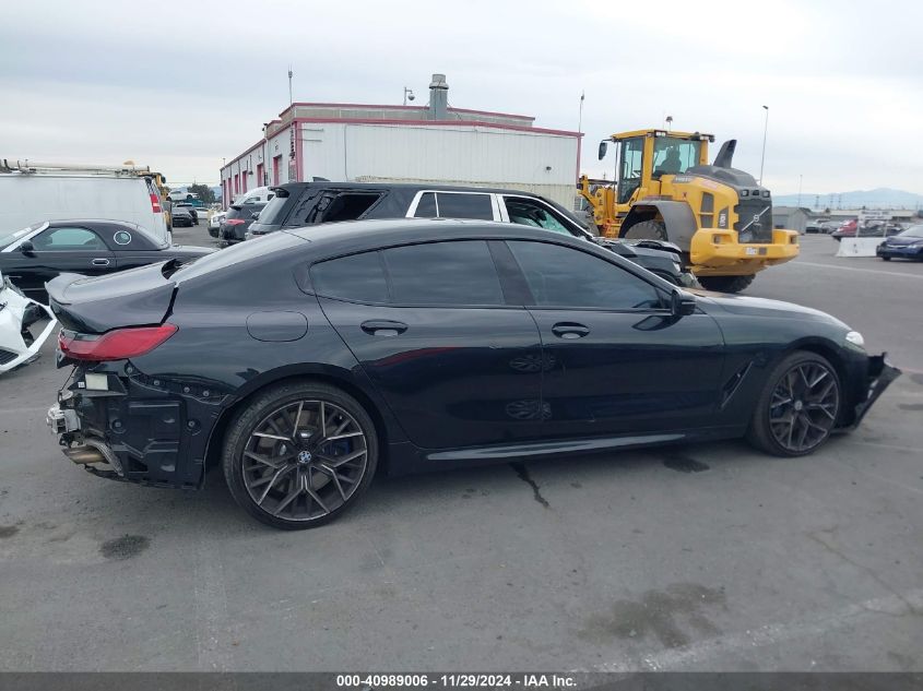 2022 BMW M850I Gtan Coupe xDrive VIN: WBAGV8C03NCG96210 Lot: 40989006