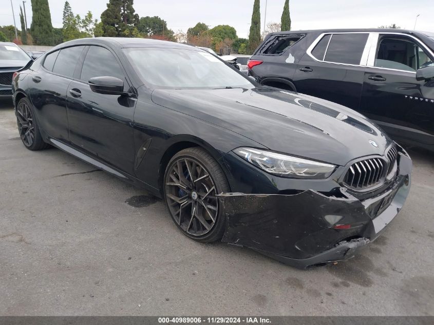 2022 BMW M850I Gtan Coupe xDrive VIN: WBAGV8C03NCG96210 Lot: 40989006