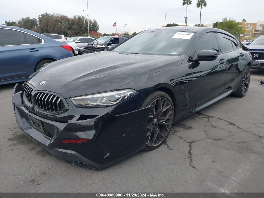 2022 BMW M850I Gtan Coupe xDrive VIN: WBAGV8C03NCG96210 Lot: 40989006