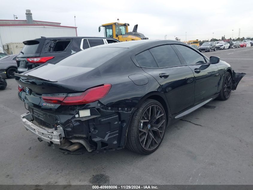 2022 BMW M850I Gtan Coupe xDrive VIN: WBAGV8C03NCG96210 Lot: 40989006