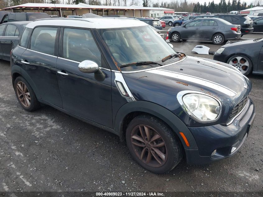 2013 Mini Countryman Cooper S VIN: WMWZC3C55DWP51439 Lot: 40989023