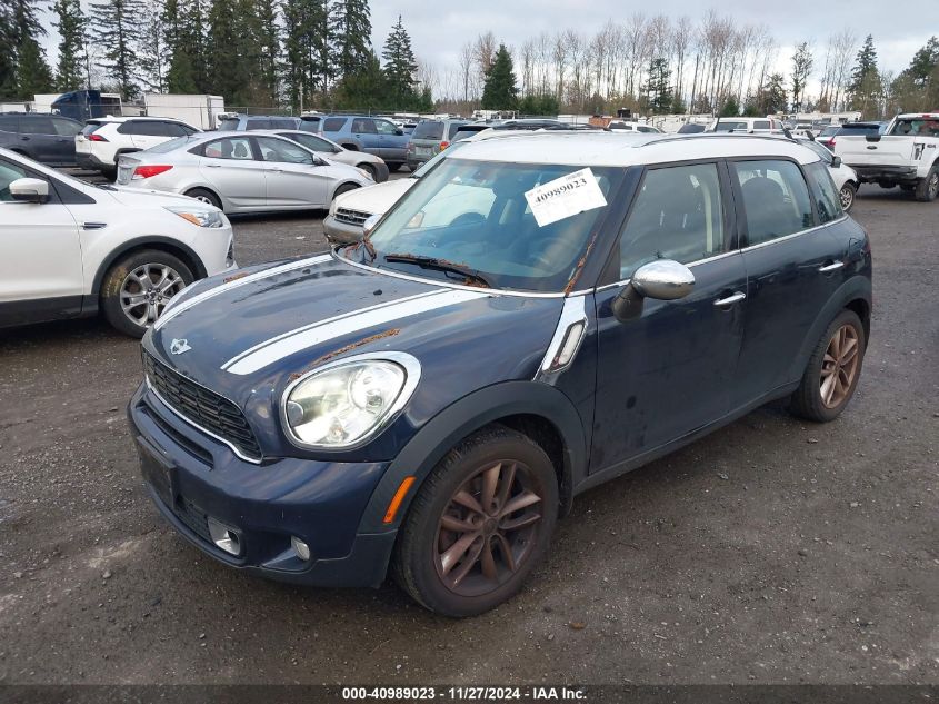 2013 Mini Countryman Cooper S VIN: WMWZC3C55DWP51439 Lot: 40989023