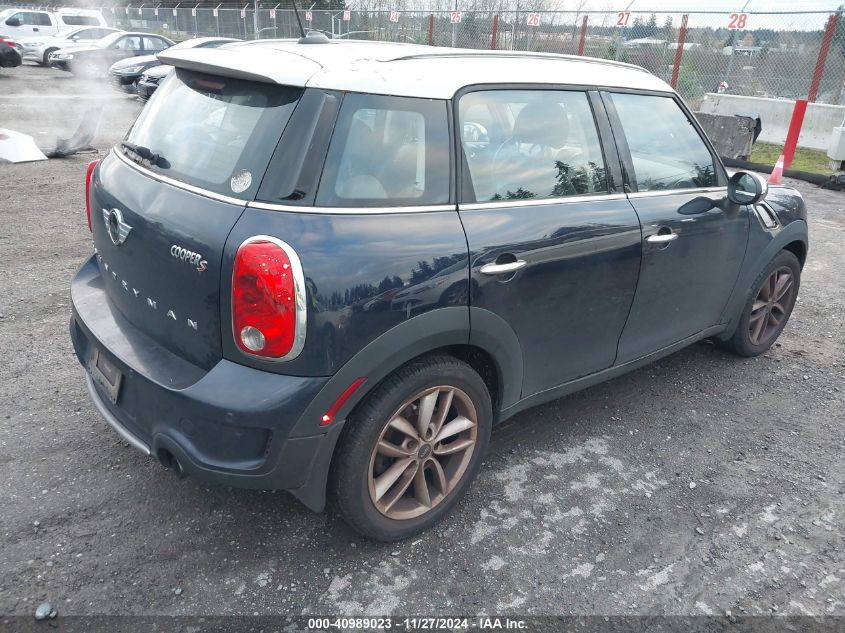 2013 Mini Countryman Cooper S VIN: WMWZC3C55DWP51439 Lot: 40989023