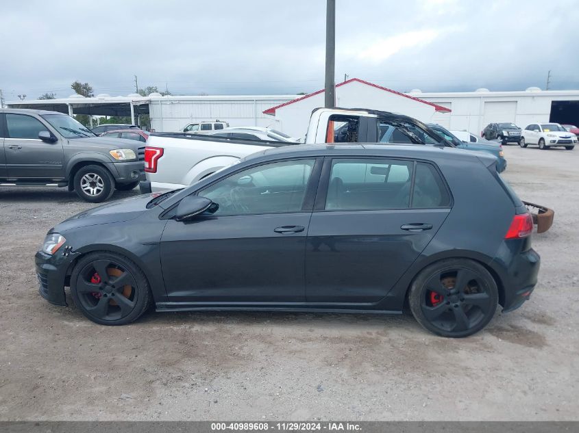 2015 Volkswagen Golf Gti 2.0T Se 4-Door VIN: 3VW5T7AU6FM000921 Lot: 40989608