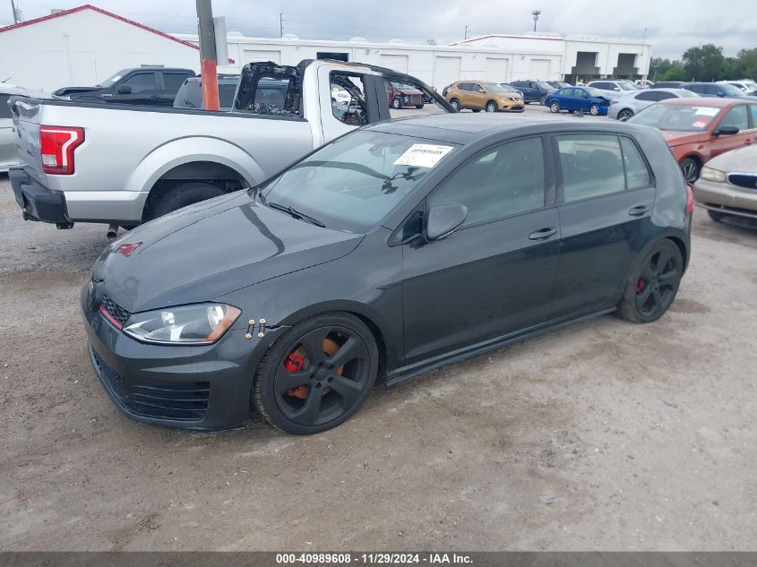 2015 Volkswagen Golf Gti 2.0T Se 4-Door VIN: 3VW5T7AU6FM000921 Lot: 40989608