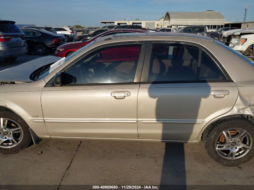 2000 Mazda Protege Dx/Lx VIN: JM1BJ2221Y0233672 Lot: 40989680