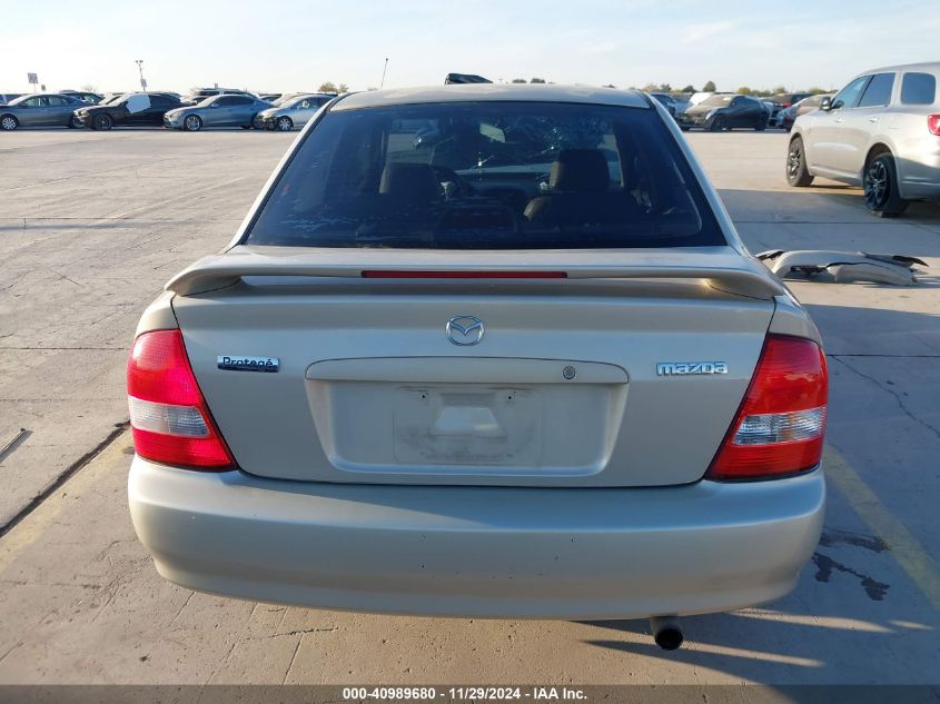 2000 Mazda Protege Dx/Lx VIN: JM1BJ2221Y0233672 Lot: 40989680