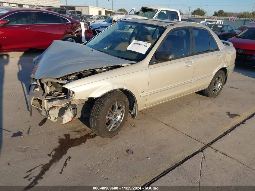 2000 Mazda Protege Dx/Lx VIN: JM1BJ2221Y0233672 Lot: 40989680