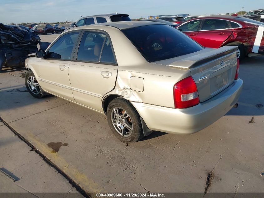 2000 Mazda Protege Dx/Lx VIN: JM1BJ2221Y0233672 Lot: 40989680