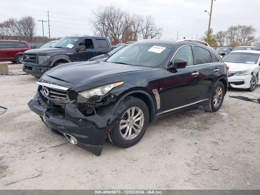 2014 Infiniti Qx70 VIN: JN8CS1MWXEM410921 Lot: 40989873