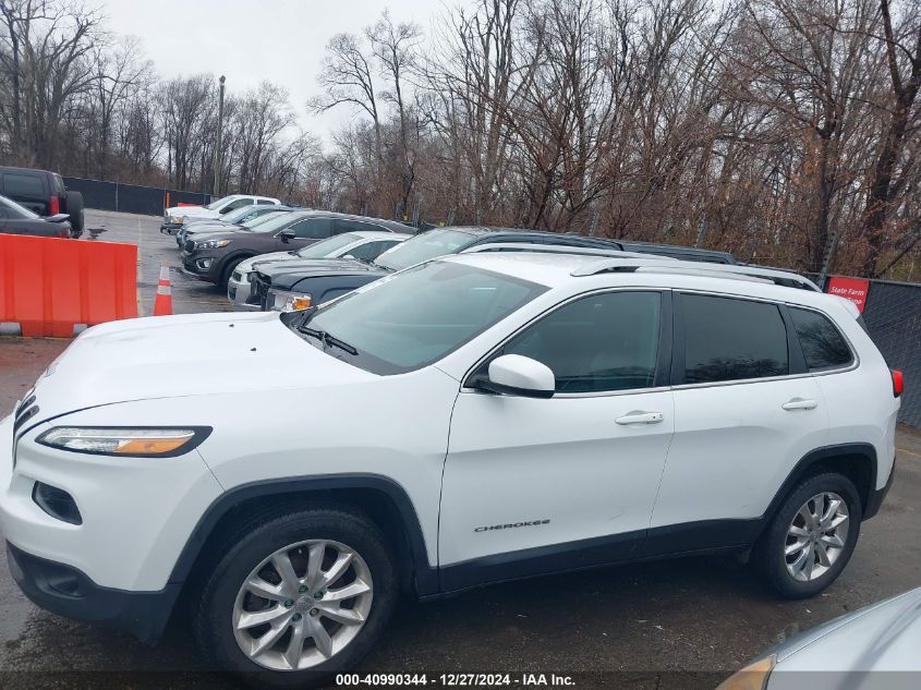 2016 Jeep Cherokee Limited VIN: 1C4PJMDB3GW368873 Lot: 40990344