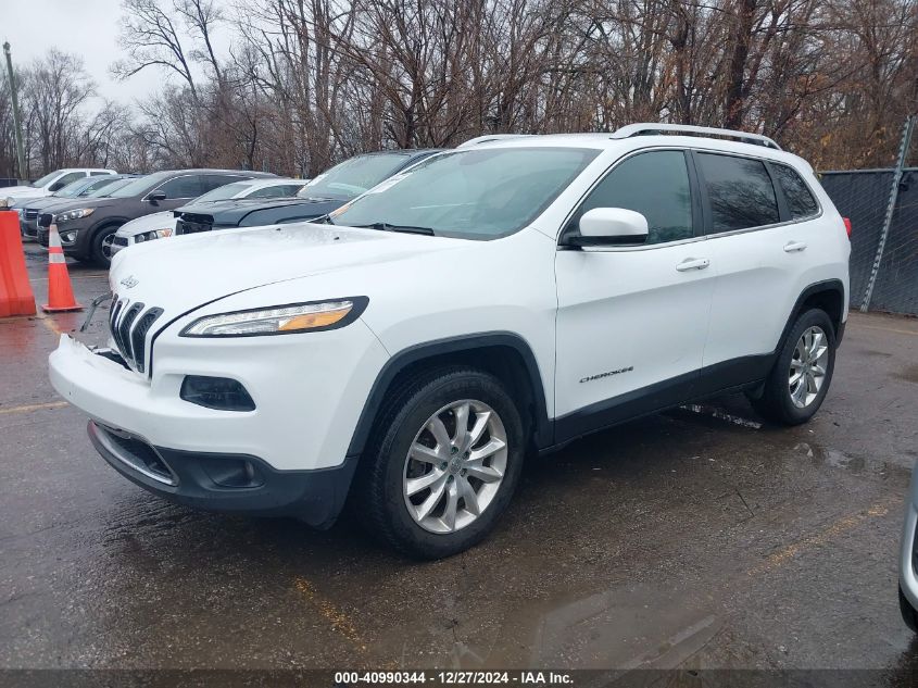 2016 Jeep Cherokee Limited VIN: 1C4PJMDB3GW368873 Lot: 40990344