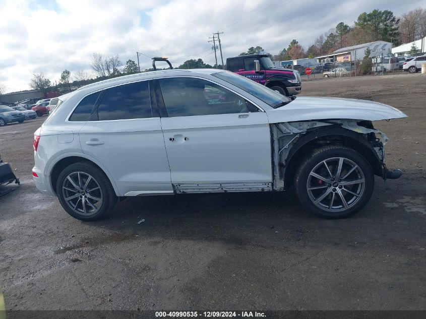 2021 Audi Sq5 Premium Tfsi Quattro Tiptronic VIN: WA1A4AFY3M2072987 Lot: 40990535