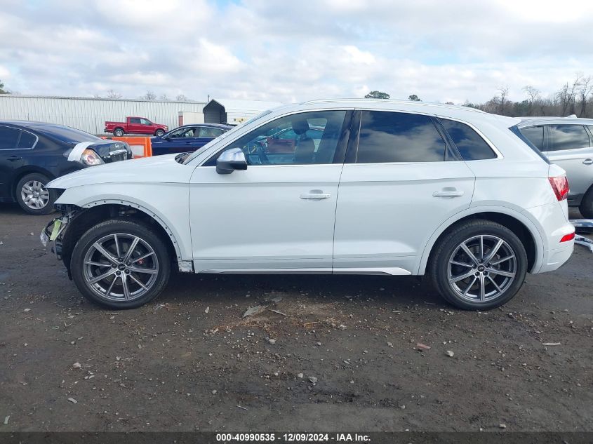 2021 Audi Sq5 Premium Tfsi Quattro Tiptronic VIN: WA1A4AFY3M2072987 Lot: 40990535