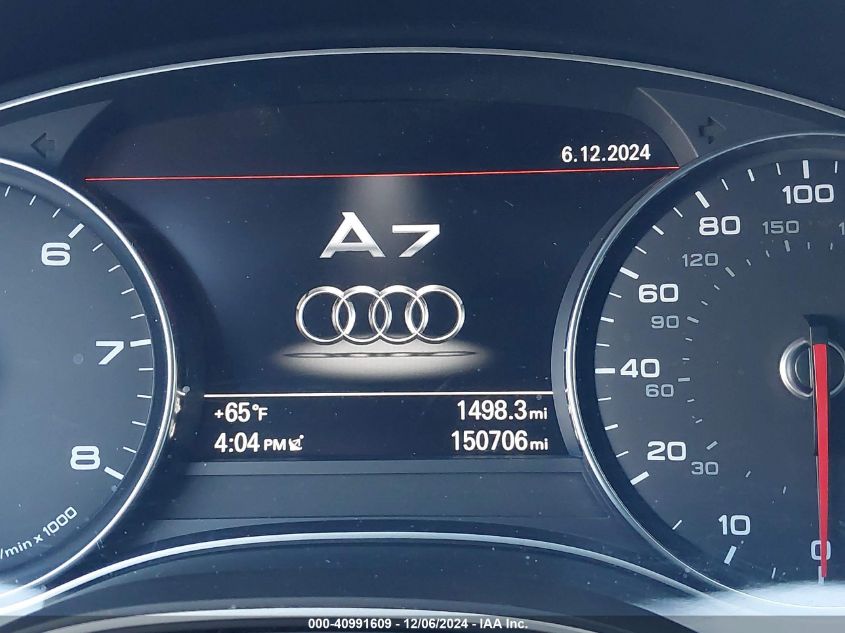 2014 Audi A7 3.0T Premium Plus VIN: WAU2GAFC0EN155585 Lot: 40991609