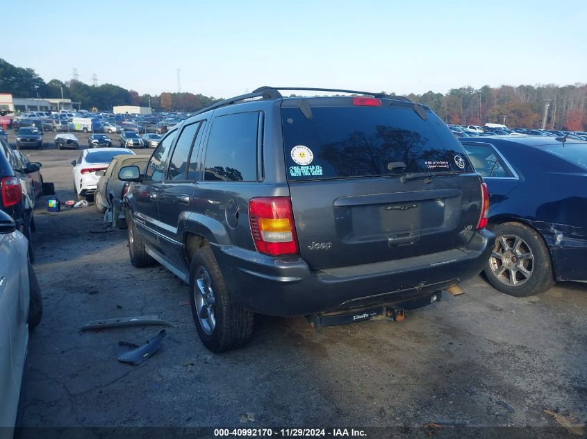 2004 Jeep Grand Cherokee Overland VIN: 1J8GX68J14C157480 Lot: 40992170