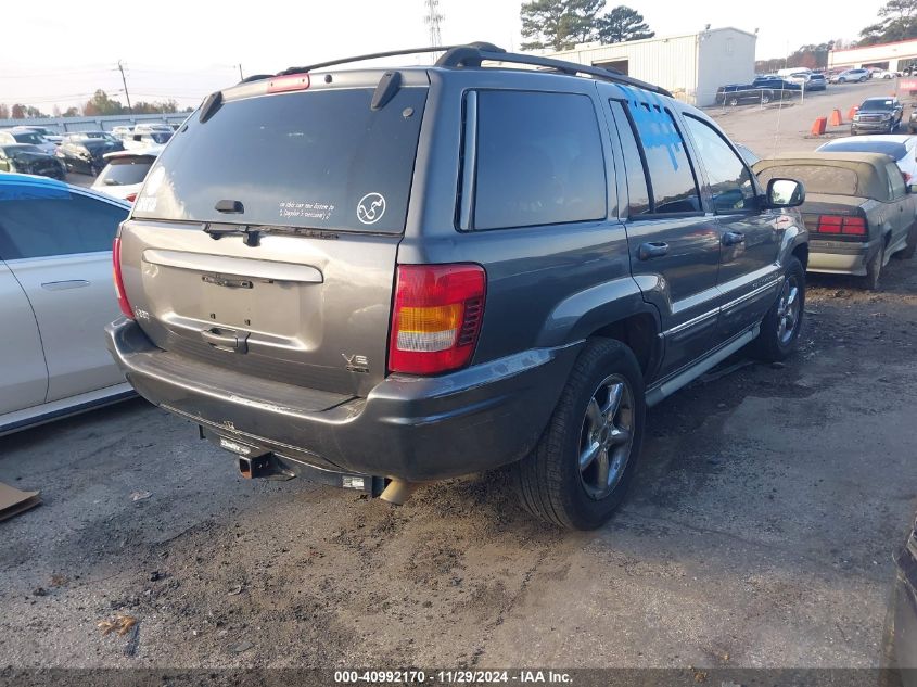 2004 Jeep Grand Cherokee Overland VIN: 1J8GX68J14C157480 Lot: 40992170