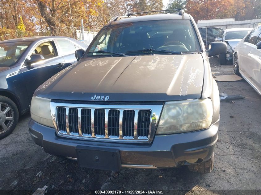 2004 Jeep Grand Cherokee Overland VIN: 1J8GX68J14C157480 Lot: 40992170