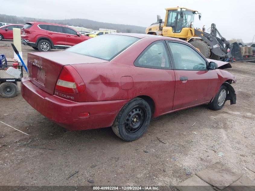 1998 Mitsubishi Mirage De VIN: JA3AY11ABWU017459 Lot: 40992204