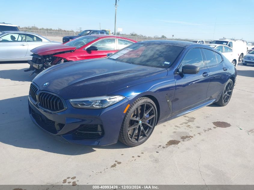 2022 BMW M850I Gtan Coupe xDrive VIN: WBAGV8C05NCK22188 Lot: 40993428