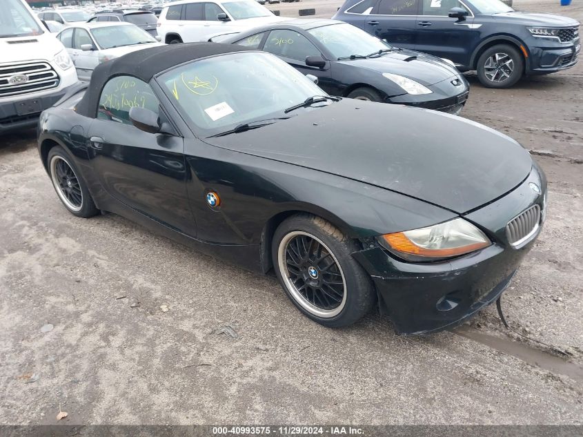 2003 BMW Z4 3.0I VIN: 4USBT53413LT21697 Lot: 40993575