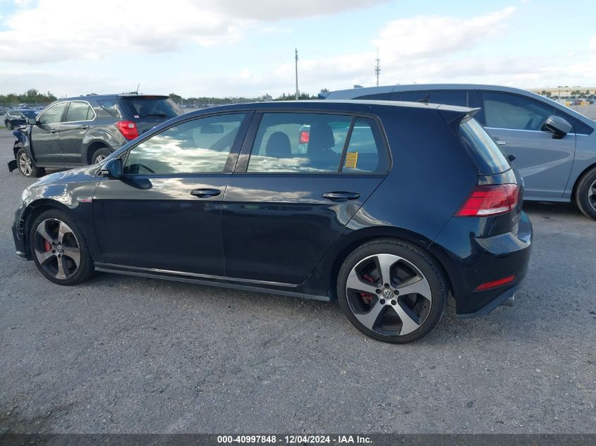 2019 Volkswagen Golf Gti 2.0T Autobahn/2.0T Rabbit Edition/2.0T S/2.0T Se VIN: 3VW5T7AU4KM008302 Lot: 40997848