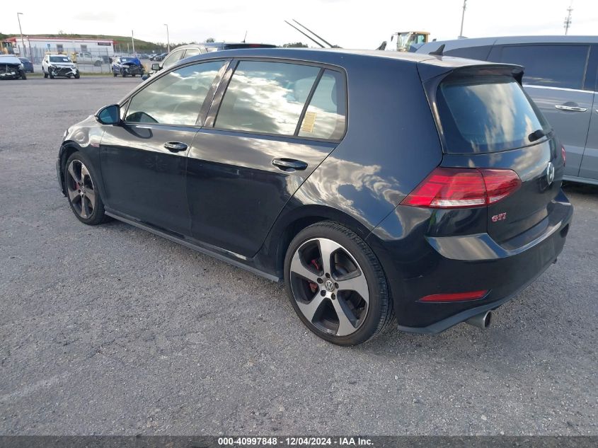 2019 Volkswagen Golf Gti 2.0T Autobahn/2.0T Rabbit Edition/2.0T S/2.0T Se VIN: 3VW5T7AU4KM008302 Lot: 40997848