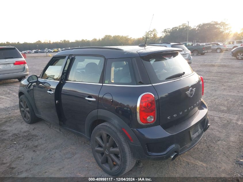 2013 Mini Countryman Cooper S VIN: WMWZC3C51DWP23749 Lot: 40998117