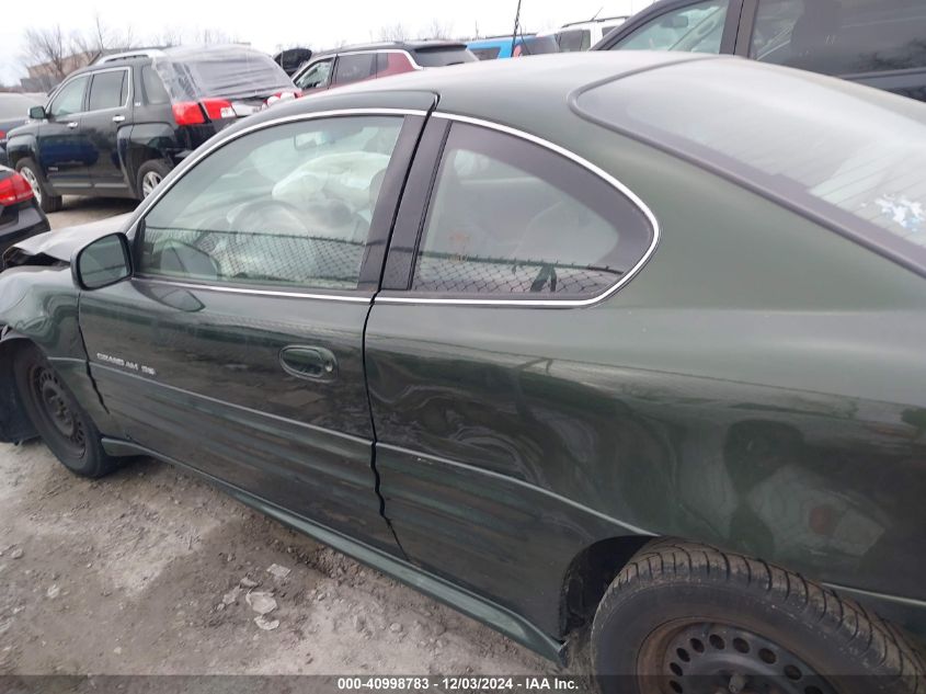 2000 Pontiac Grand Am Se VIN: 1G2NE12T2YM801316 Lot: 40998783