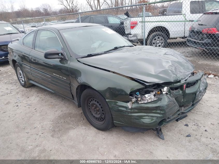 2000 Pontiac Grand Am Se VIN: 1G2NE12T2YM801316 Lot: 40998783