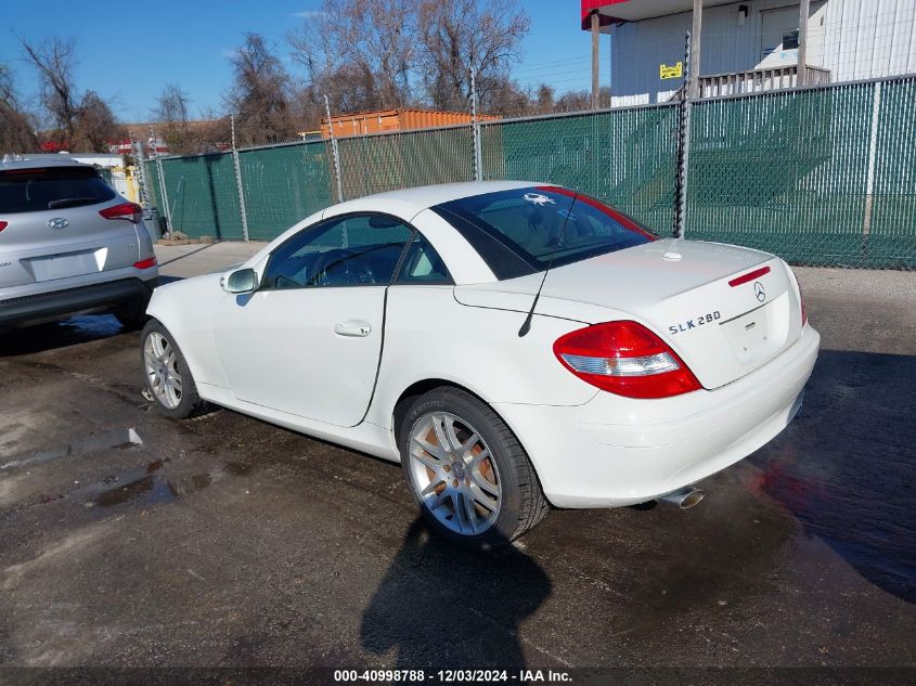 2007 Mercedes-Benz Slk 280 VIN: WDBWK54F77F158079 Lot: 40998788