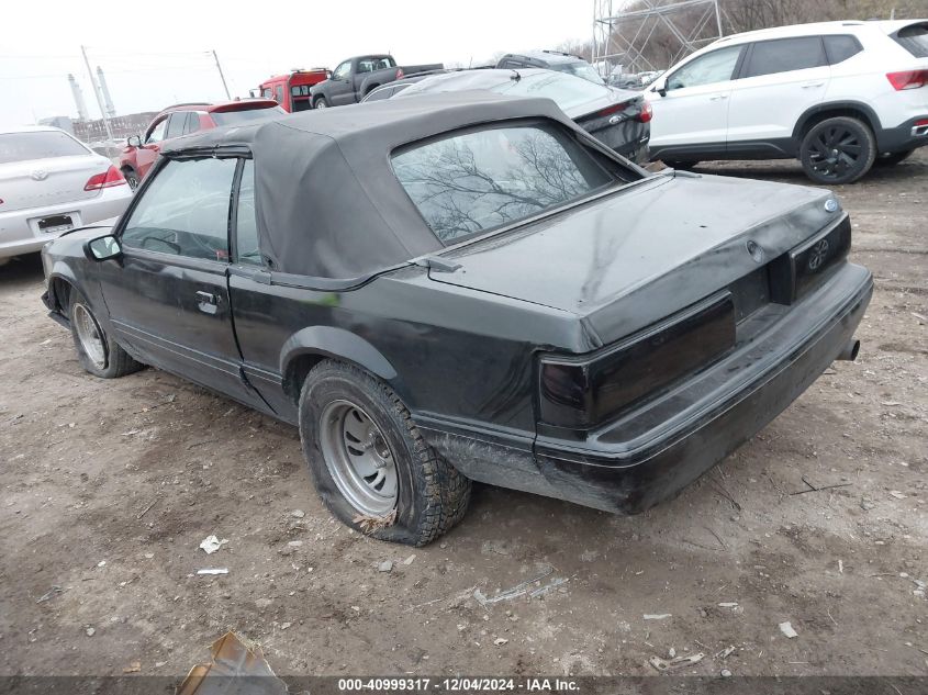 1989 Ford Mustang Lx VIN: 1FABP44A2KF275731 Lot: 40999317