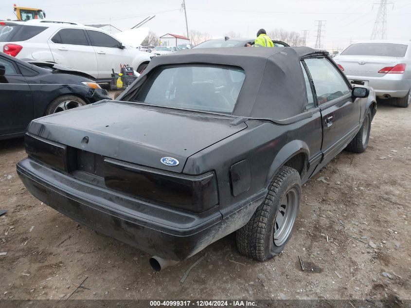 1989 Ford Mustang Lx VIN: 1FABP44A2KF275731 Lot: 40999317