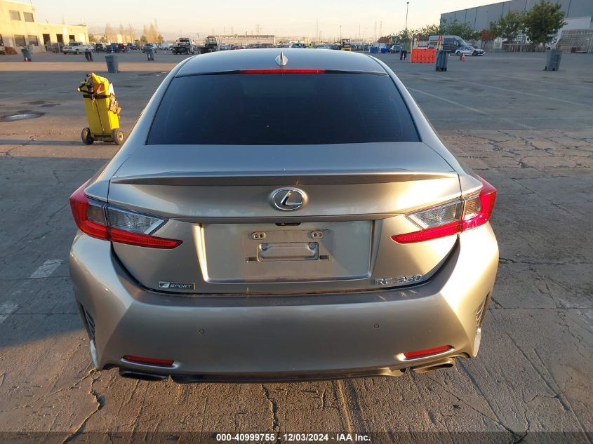 2016 Lexus Rc 350 VIN: JTHHE5BC9G5014080 Lot: 40999755