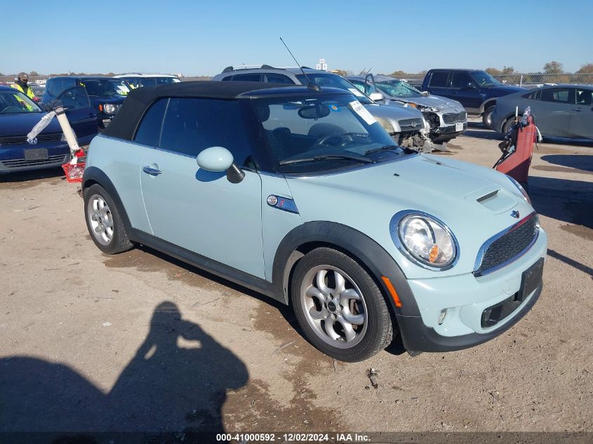 2013 Mini Convertible Cooper S VIN: WMWZP3C56DT705883 Lot: 41000592