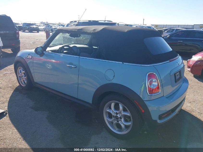 2013 Mini Convertible Cooper S VIN: WMWZP3C56DT705883 Lot: 41000592