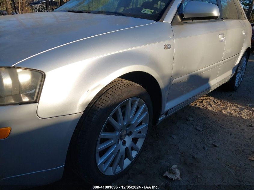 2007 Audi A3 2.0T VIN: WAUNF78P07A033368 Lot: 41001096