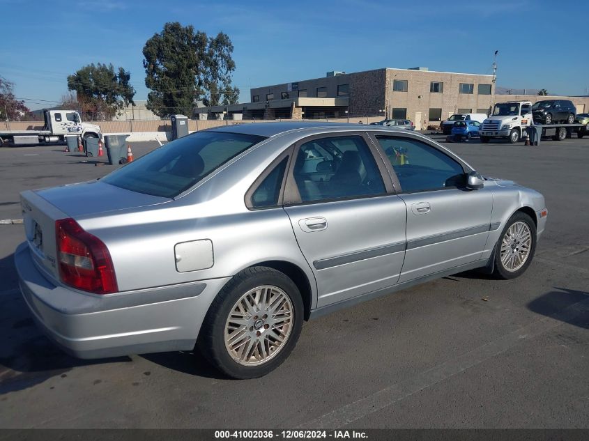 2001 Volvo S80 T6 VIN: YV1TS90D411152268 Lot: 41002036