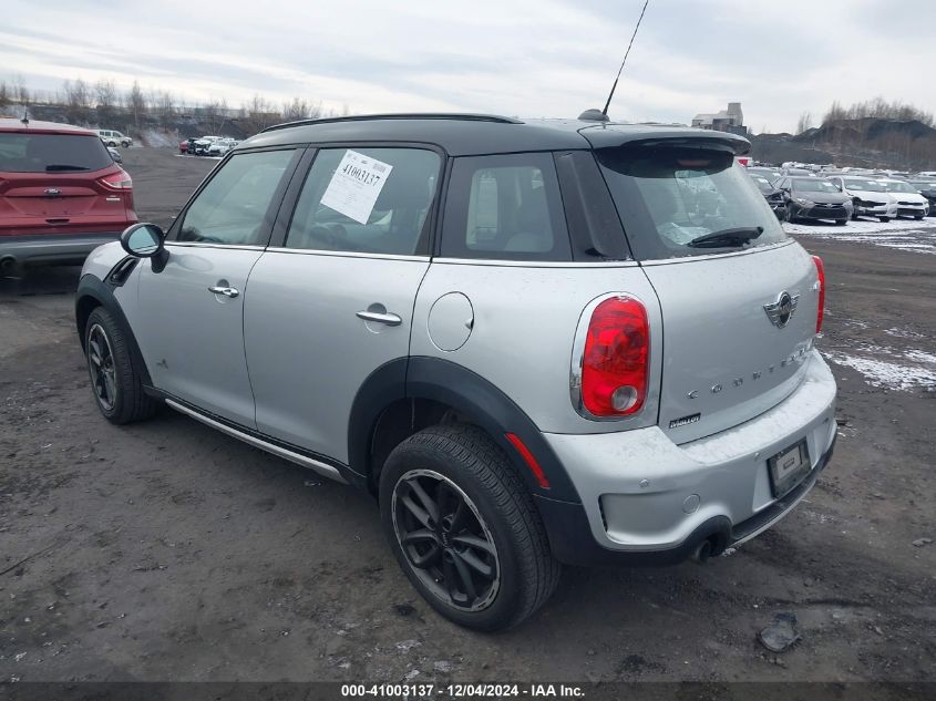 2015 Mini Countryman Cooper S VIN: WMWZC5C55FWP43632 Lot: 41003137